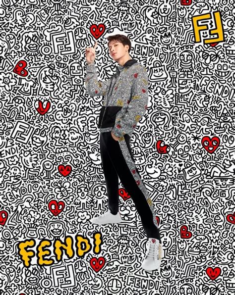 fendi mr doodle shirt|The representative for FENDI’s new capsule collection.